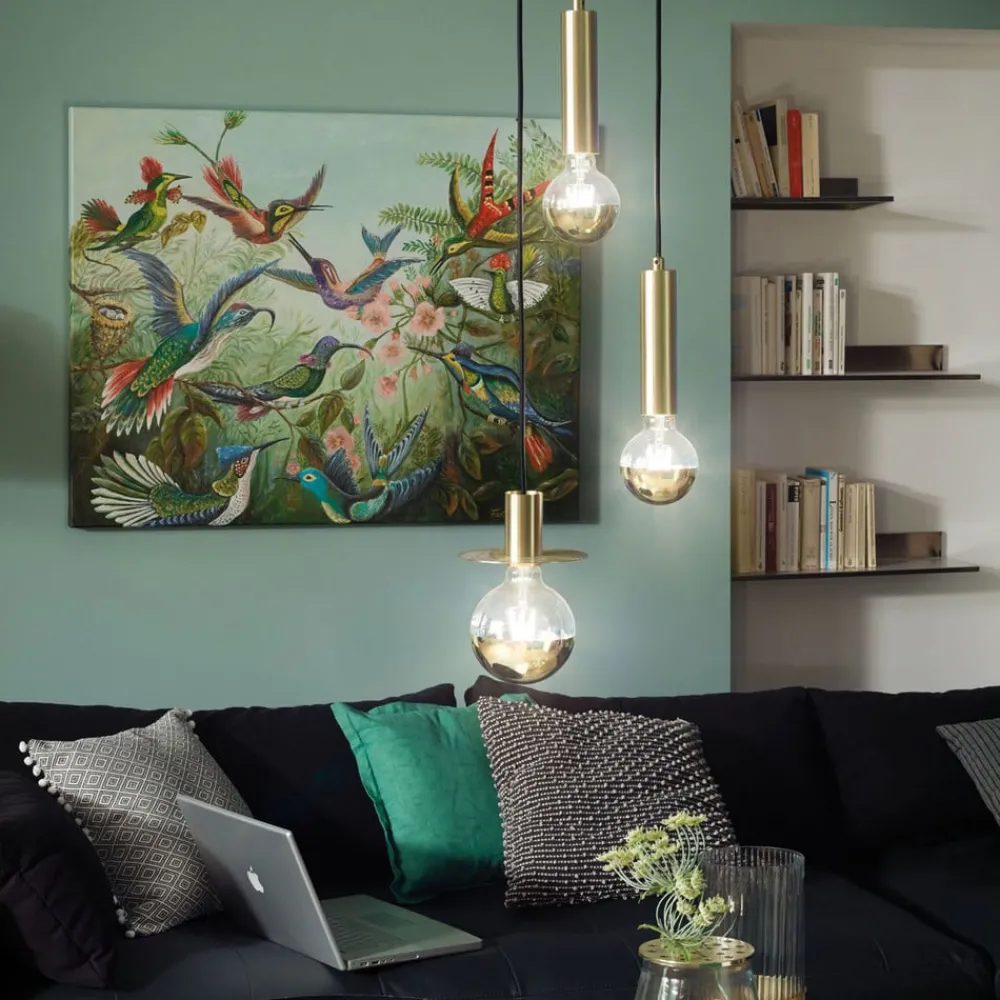 Paulmann Dæmpbar Led-Pære|Filament Pære > LED-pære E27 G125 827 6,5W Hovedspejl guld