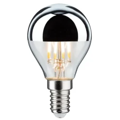 Paulmann Dæmpbar Led-Pære|Led Pærer > LED-pære E14 827 hovedspejl sølv 4,8W dæmpbar