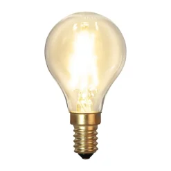 Led Pærer ^ STAR TRADING LED-pære E14 P45 filament 1,5W 2.100 K 120 lumen