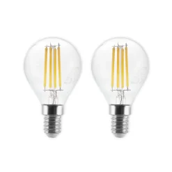 Arcchio Dæmpbar Led-Pære|Led Pærer > LED-pære E14 P45, 4W, klar, 2.700K, dæmpbar, sæt med 2 stk