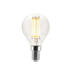 Arcchio Dæmpbar Led-Pære|Led Pærer > LED-pære E14 P45, 4W, klar, 2.700K, dæmpbar, sæt med 2 stk