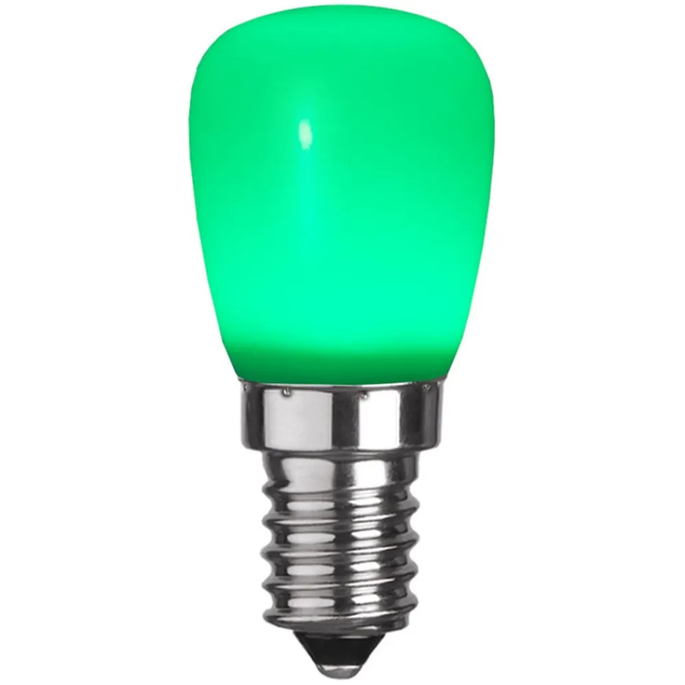 STAR TRADING Led Pærer > LED-pære E14 ST26 af plast, grøn