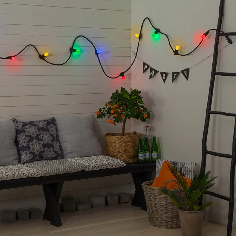 STAR TRADING Led Pærer > LED-pære E14 ST26 af plast, grøn