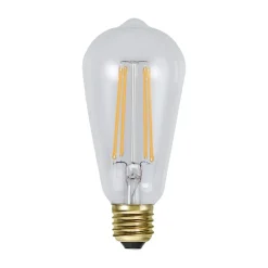 STAR TRADING Dæmpbar Led-Pære|Led Pærer > LED-pære E27 ST64 3,6W 2.100 K Soft Glow, dæmpbar