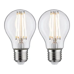 Paulmann Filament Pære > LED-pære E27 7W filamentpære 2.700K klar 2-pak