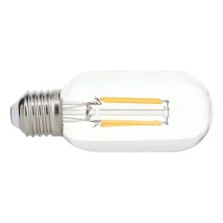 Dæmpbar Led-Pære|Led Pærer ^ ORION LED-pære E27 8 W filament T45 2.700 K. kan dæmpes