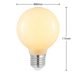 Arcchio Dæmpbar Led-Pære|Led Pærer > LED-pære E27 4W G80 2.700K dæmpbar, opal