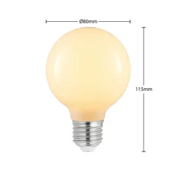 Led Pærer ^ Arcchio LED-pære E27 4 W G80 2.700 K dæmpes opal 3 stk