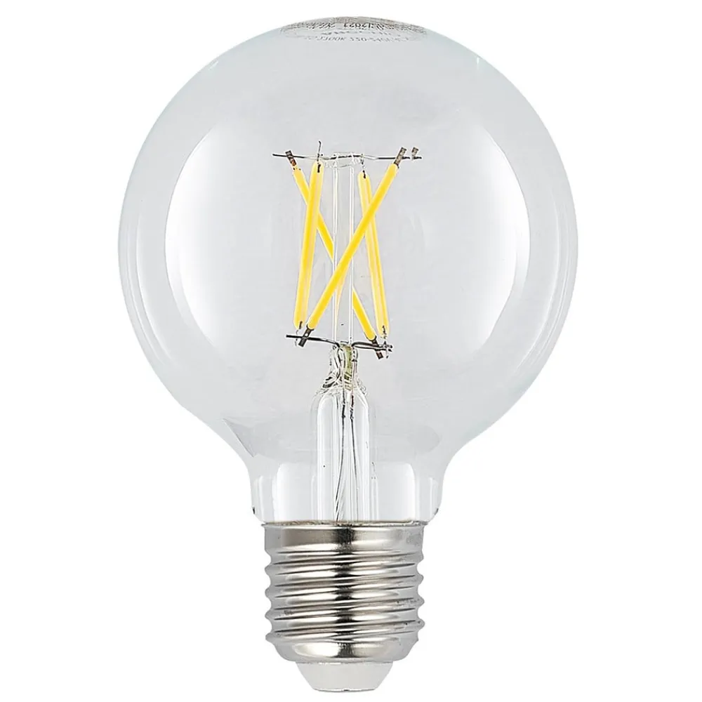 Arcchio Dæmpbar Led-Pære|Filament Pære > LED-pære E27 4W G80 2.700K glødetråd dæmpbar klar