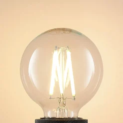 Arcchio Dæmpbar Led-Pære|Filament Pære > LED-pære E27 8W G80 2.700K glødetråd dæmpbar klar