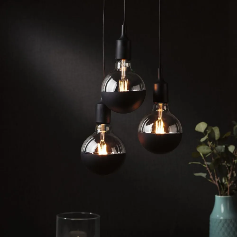 Paulmann Dæmpbar Led-Pære|Filament Pære > LED-pære E27 827 6,5W hovedspejl sort mat