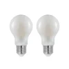 Arcchio Dæmpbar Led-Pære|Led Pærer > LED-pære E27 6W 2.700 K dæmpes opal 2 stk