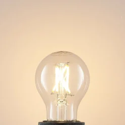 Dæmpbar Led-Pære|Filament Pære ^ Arcchio LED-pære E27 4W 2.700 K filament dæmpes klar 3 stk