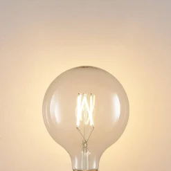 Arcchio Dæmpbar Led-Pære|Filament Pære > LED-pære E27 8W 2.700K G125 Globe, glødetråd, klar