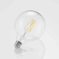 Arcchio Dæmpbar Led-Pære|Filament Pære > LED-pære E27 6W 2.700K G125 Globe, glødetråd, klar
