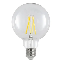 Dæmpbar Led-Pære|Filament Pære ^ Arcchio LED-pære E27 8W 2.700K G95 Globe, glødetråd, klar