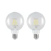 Dæmpbar Led-Pære|Filament Pære ^ Arcchio LED-pære E27 4 W 2.700 K G95 globe klar 2 stk