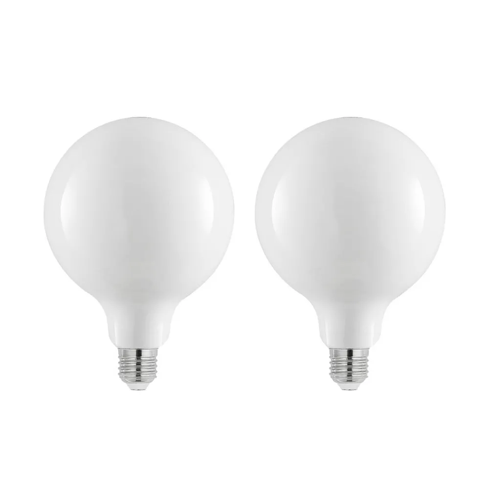 Arcchio Dæmpbar Led-Pære > LED-pære E27 6W 2.700 K G125 kan dæmpes opal 2 stk