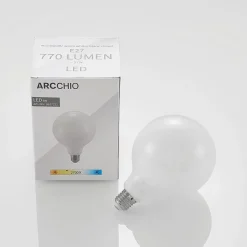 Arcchio Dæmpbar Led-Pære > LED-pære E27 6W 2.700 K G125 kan dæmpes opal 2 stk