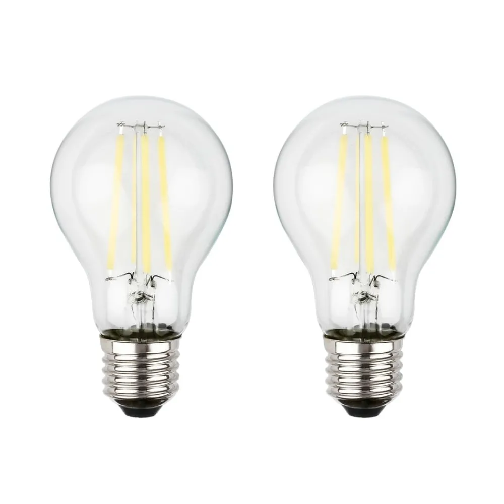 Briloner Filament Pære > LED-pære E27 4W klar 3000K 840 lm energiklasse 2er