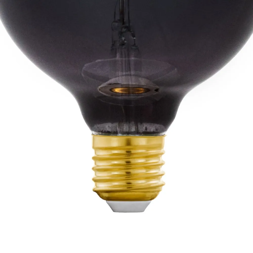 Dæmpbar Led-Pære|Filament Pære ^ EGLO LED-pære E27 4W T120 2.000K filament blå dæmpbar