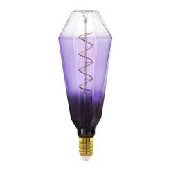 EGLO Dæmpbar Led-Pære|Filament Pære > LED-pære E27 4W T100 1.800K Filament lilla dæmpbar