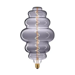 Dæmpbar Led-Pære|Filament Pære ^ Sigor LED-pære Giant Nest E27 6W Filament 922 dim titanium