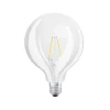 OSRAM Filament Pære > LED-pære Globe G125 E27, 2,5 W klar glødetråd 2.700 K