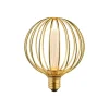 Searchlight Dæmpbar Led-Pære|Filament Pære > LED-pære Globe, guld, E27, 3,5 W, 1.800 K, dæmpbar