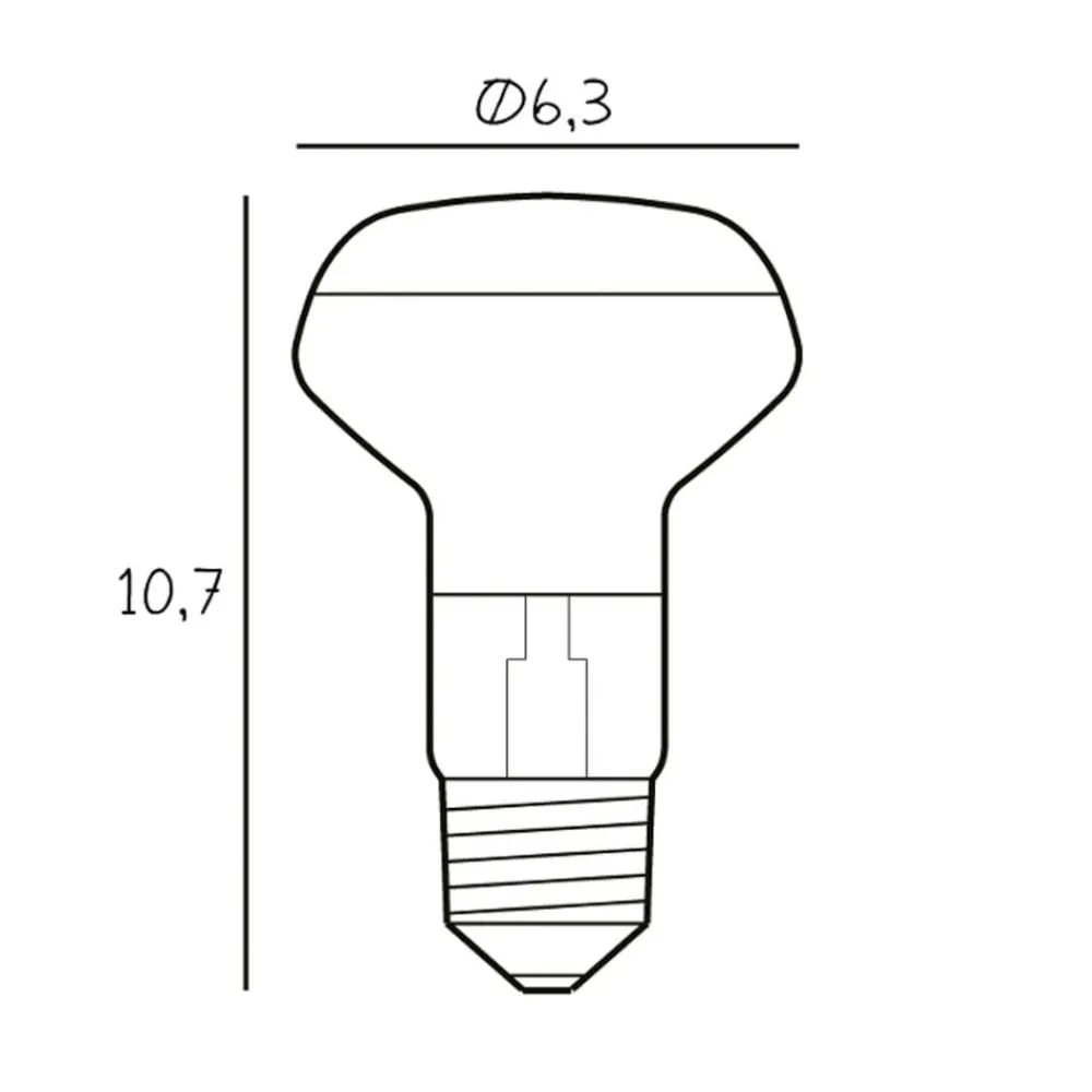 Dæmpbar Led-Pære ^ DESIGN BY US LED-pære Reflektor, E27, 5 W, 2.700 K, dæmpbar