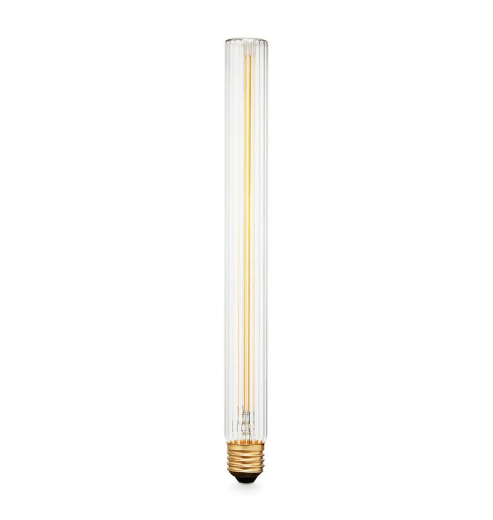 DESIGN BY US Dæmpbar Led-Pære|Led Pærer > LED-pære Tube 300 Plissé, E27, 4 W, 2.200 K, dæmpbar