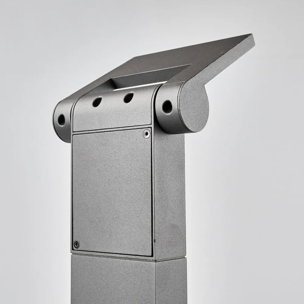 Lucande Gadebelysning Med Sensor > LED-pullert Marius med sensor, 100 cm