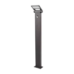 Gadebelysning Med Sensor|Gadebelysning ^ Lucande LED-pullert Marius med sensor, 80 cm