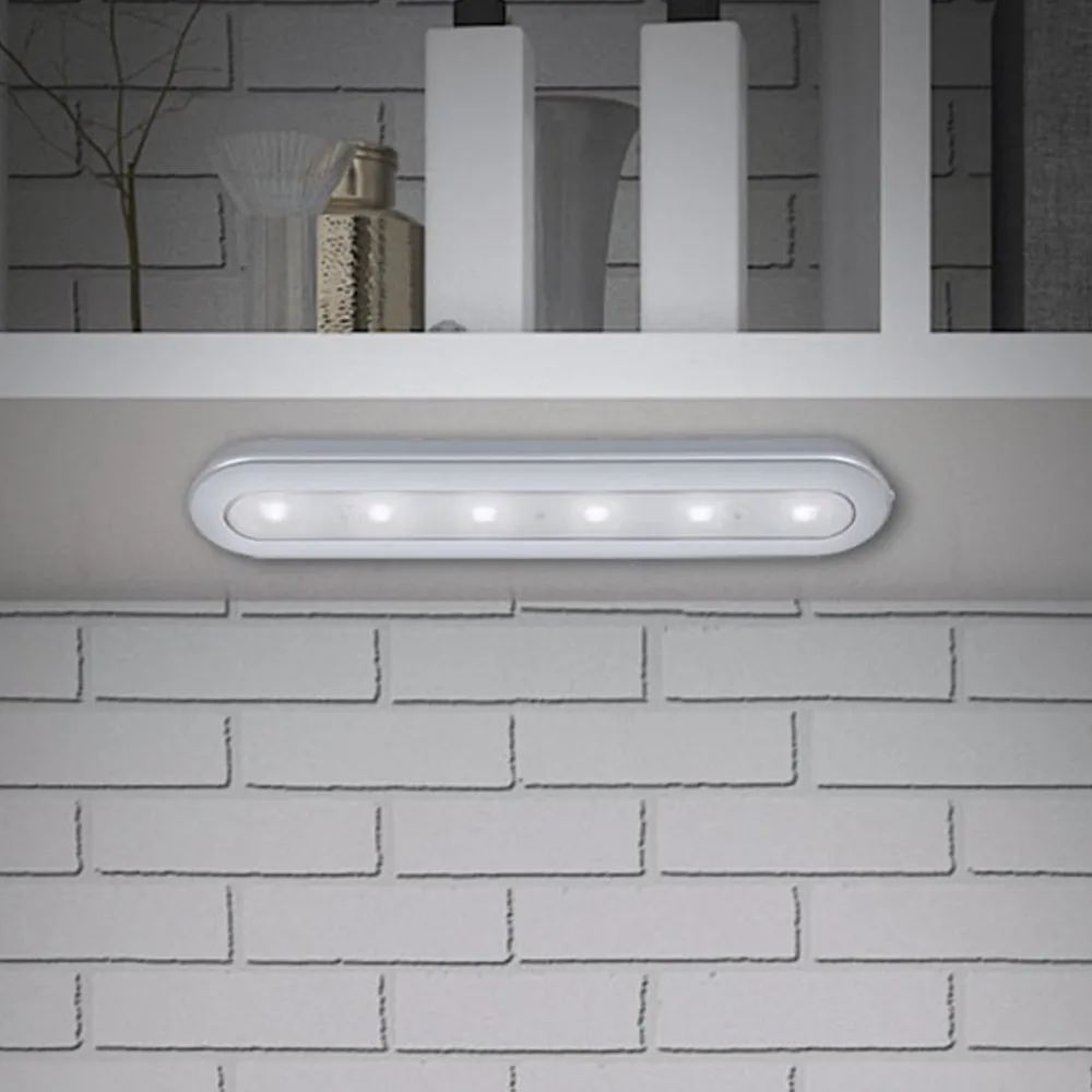 Briloner Underskabsbelysning > LED Push Light Row, batteridrift, 6.500 K, 30 cm