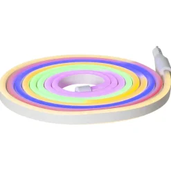 STAR TRADING Dekorationsbelysning|Julepynt > LED-reblygte Flatneon Multicolour