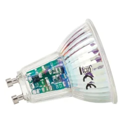 Dæmpbar Led-Pære ^ ORION LED-reflektor GU10 MR16 5 W 38° 3.000K klar dæmpes