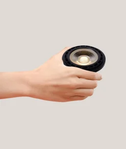 Lucide Dæmpbar Led-Pære > LED-reflektor GU10 12 W 3.000 K, dim to warm, sort