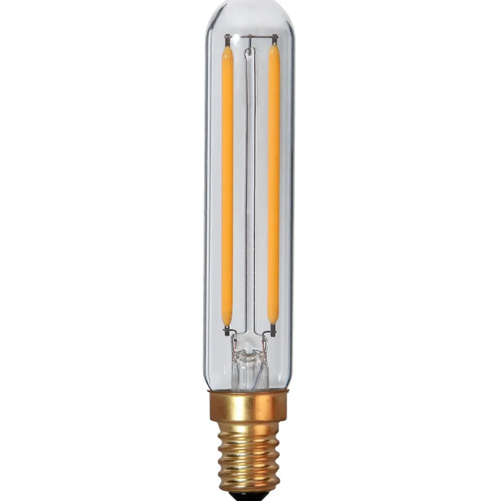 STAR TRADING Dæmpbar Led-Pære|Filament Pære > LED-rørpære E14 T20 11,5 cm 2,5 W 2.200 K dæmpbar