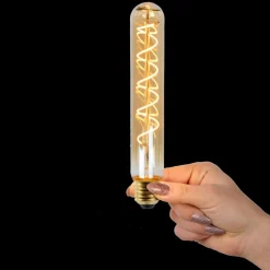 Dæmpbar Led-Pære|Filament Pære ^ Lucide LED-rørpære E27 T32 5W 2,200K dæmpbar 20cm
