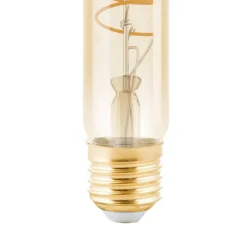 EGLO Filament Pære > LED-rørpære E27 4W T30 1,600K Filament amber
