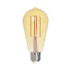 Müller-Licht Led Pærer > LED-Rustika, glødetråd, E27, guldfarvet, 7W, 2000K, 650 lumen