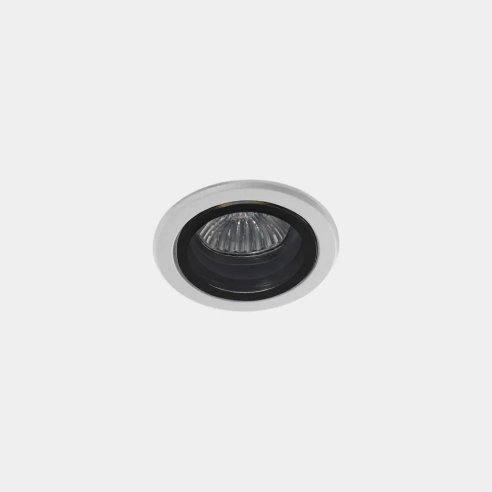 LEDS-C4 Udendørs Loftlamper > Eko indbygningsspot til udendørs brug, hvid, Ø 7,5 cm, aluminium