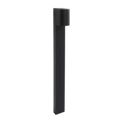 Gadebelysning ^ LEDS-C4 Eko Standard LED-vejlampe, sort, højde 80 cm, aluminium