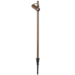 LEDS-C4 Udendørs Spot > Juncus LED-spot med jordspyd, brun, 3.000 K