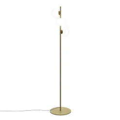 LEDS-C4 Gulvlamper > LED-gulvlampe Perlina, højde 170 cm, guldfarvet