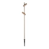 LEDS-C4 Udendørs Spot > LED-spot med jordspyd Juncus 2, 3.000 K, brun