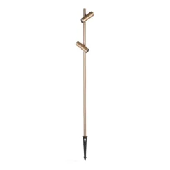 LEDS-C4 Udendørs Spot > LED-spot med jordspyd Juncus 2, 3.000 K, brun