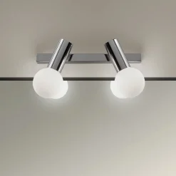 LEDS-C4 Væg- Og Spejllamper > Mist væglampe badeværelse, 2 lysk., krom