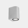 LEDS-C4 Væglamper > Udendørs LED-væglampe Eko Single, hvid, bredde 7 cm, aluminium
