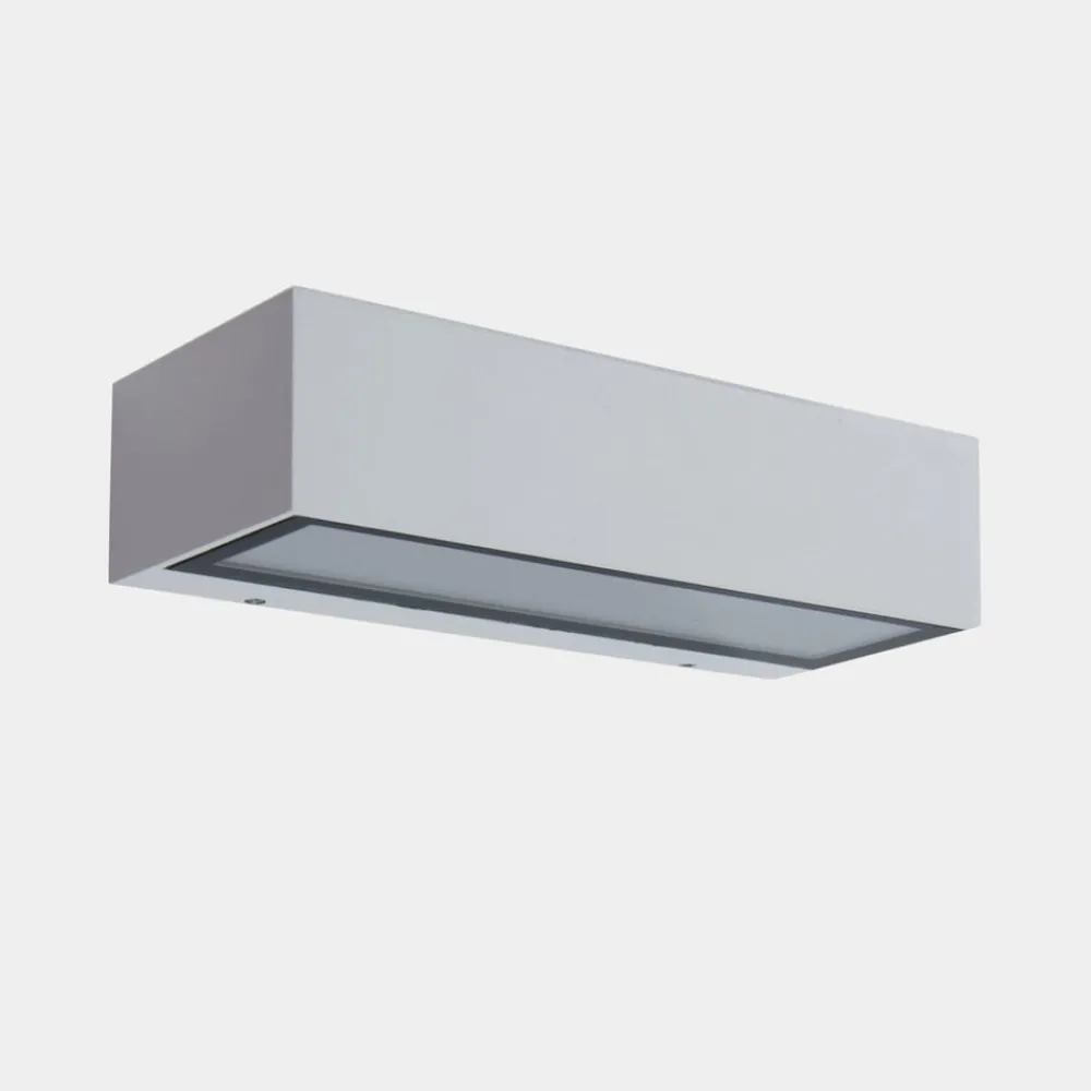 LEDS-C4 Væglamper > Udendørs LED-væglampe Nemesis, hvid, bredde 19,5 cm